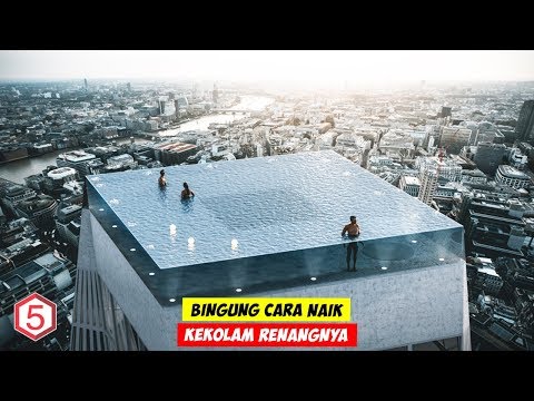 Video: Kolam Infiniti Dengan Pemandangan 360 Darjah Ke Atas Pencakar Langit London