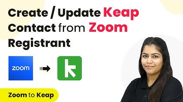 How Create or Update Keap Contact from Zoom Registrant | Zoom to Keap