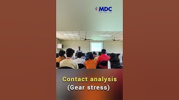 Contact analysis in ansys | FEA #shorts | Dr. N V Dhandapani Ex. R&D BEML #mdcengg