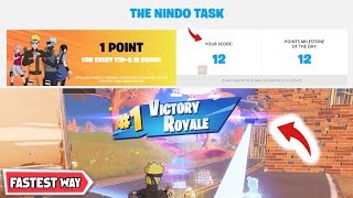 Fortnite The Nindo Task Challenge Day 5 (12 Top 6 in Squads) - Naruto Free  Rewards 