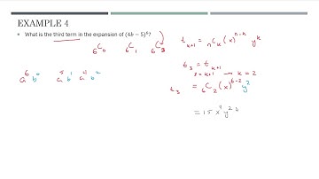 M30-1 11.3 Video 3 (Binomial Expansion Formula)