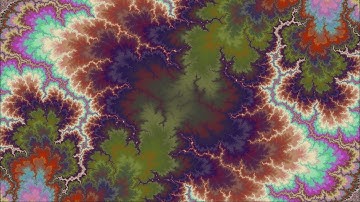 Lightning Islands- Shape Stacking Mandelbrot Set Zoom
