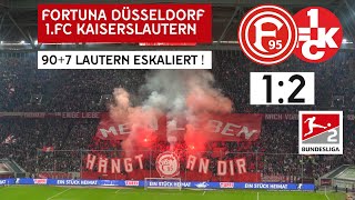90+7 Drama ! Fortuna Düsseldorf - 1.FC Kaiserslautern (1:2) Alle Tore & Highlights 11.11.2022