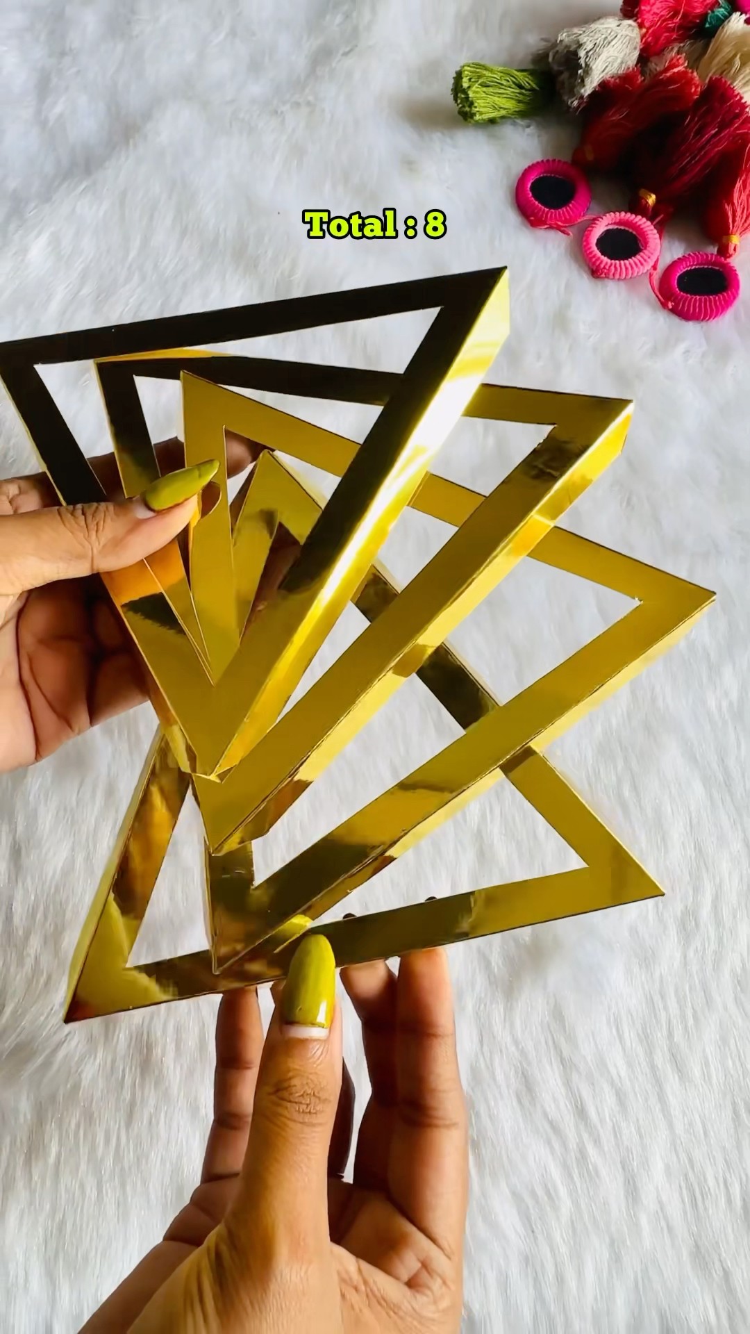 DIY Kandil Lamp ? #crafteraditi #diwalicraft #diy #shorts #handmade #kandil ​⁠@CrafterAditi