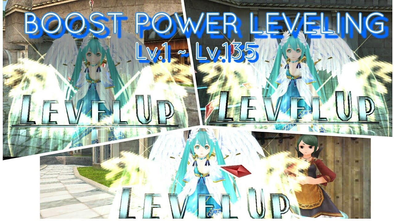 トーラム Toram Online BOOST POWER LEVELING (LV.1 LV.135) YouTube
