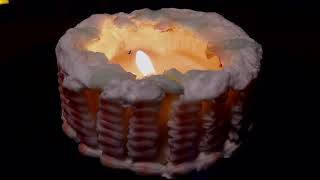 Random Candle Burning - Rose Cake - Part 3