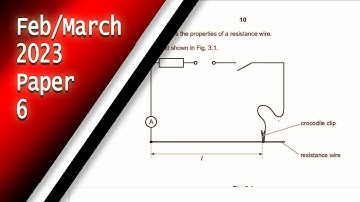 IGCSE Physics February March 2023 Paper 6