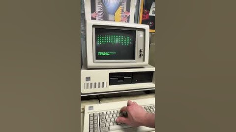 Vintage IBM PC ASMR  #computer #retrotech #retrogaming #retro
