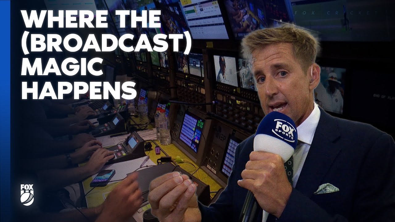 Howie takes you behind the scenes of Fox Cricket's HUGE broadcasting ...
