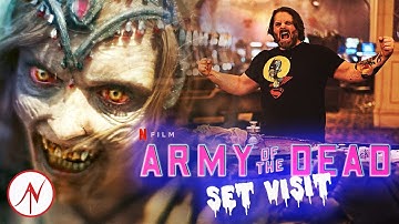 What I learned by visiting the #armyofthedeadnetflix set with #zacksnyder and #davebautista