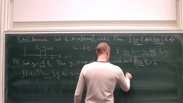 Lecture 6. Fatous lemma and the Dominated Convergence Theorem