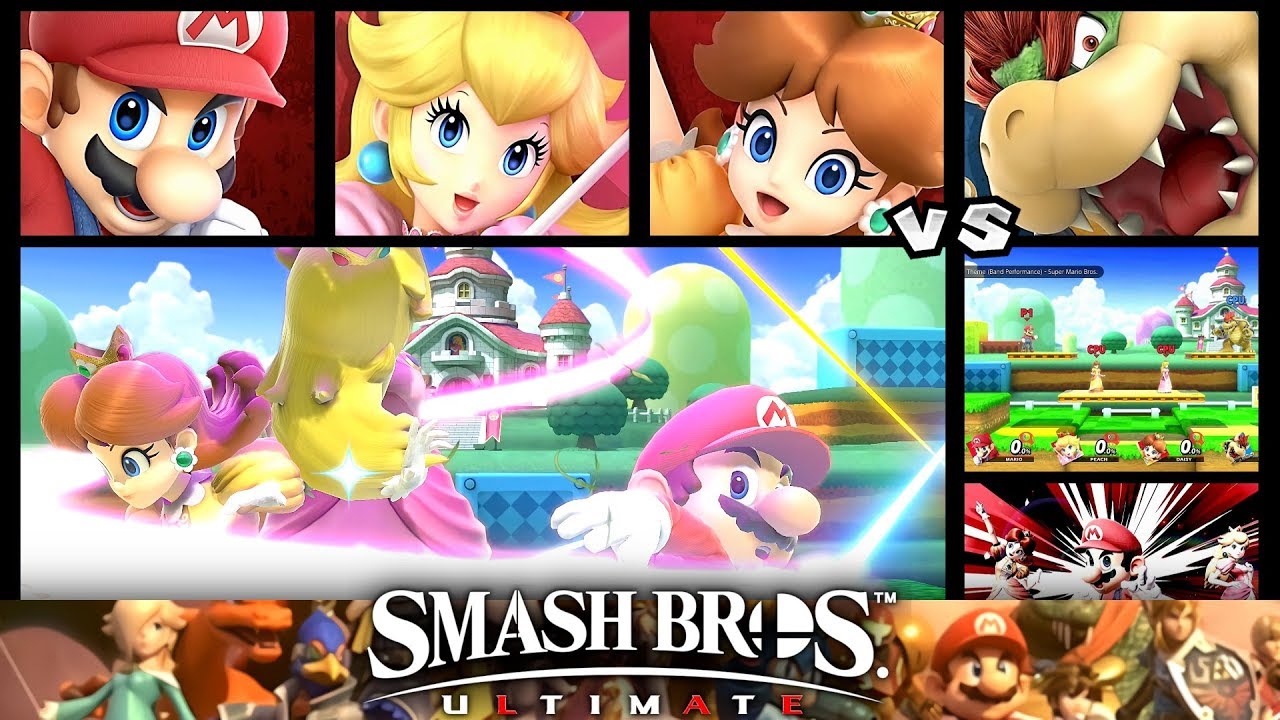 Super Smash Bros Ultimate - Team Mario vs Bowser #6 - YouTube