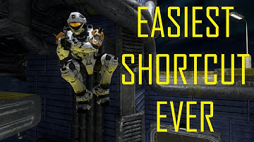 Halo 3 MCC: Easiest Shortcut Ever (Blackout) Trick Jump Tutorial