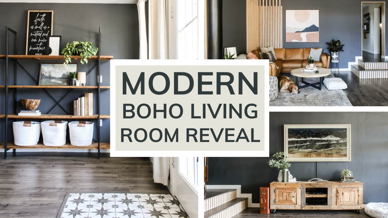 modern boho room