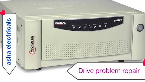 Microtek 24V XP 1700 VA Drive problem repairing