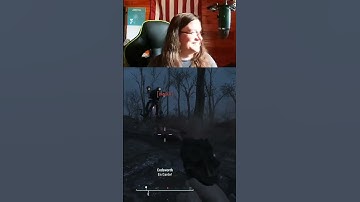 Jump-scares in the Wastelands | Fallout 4 Reactions #shorts