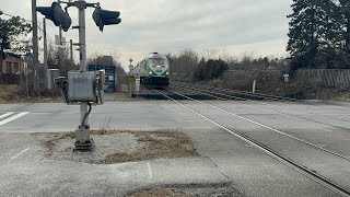 GO Train With Engine #623 Leading Heads To Toronto #gotrain #railroad #railway #train #railfan