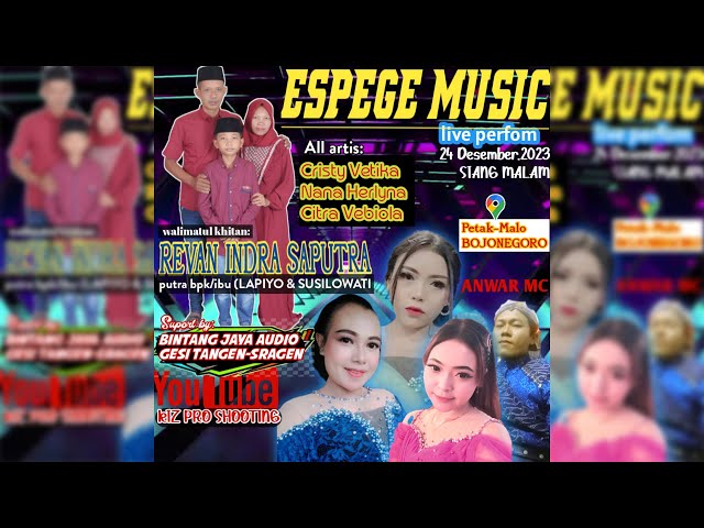 🔴 Live Streaming ESPEGE MUSIC Khitan REFAN INDRA SAPUTRA Live PETAK - MALO 🎚️ BINTANG JAYA Prosound class=