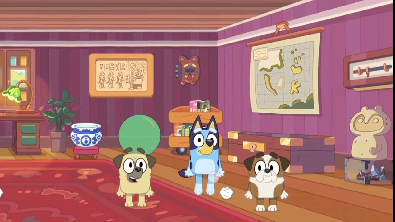 BLUEY GAME FIND THE TREASURE BOX KEY