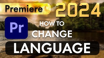 How to change Default Language - Premiere 2024 - Fast