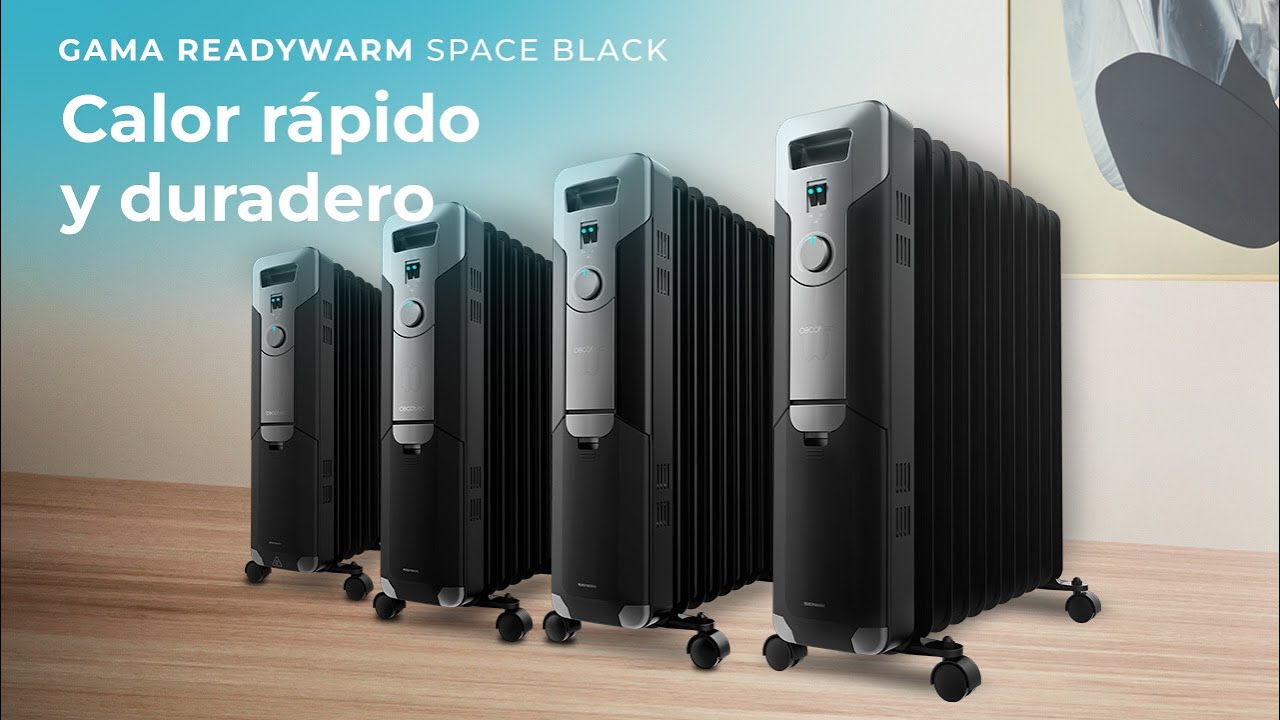 Ready Warm 5000 Space Black Radiador de aceite Cecotec