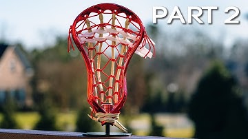 How to String a Traditional Lacrosse Pocket - Part 2