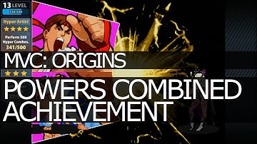 Marvel vs Capcom: Origins - Powers Combined Achievement