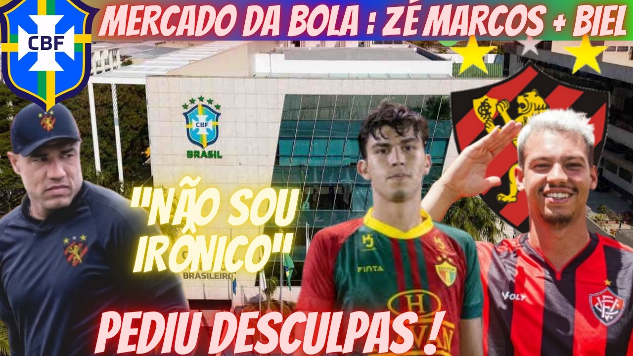 ZÉ MARCOS E BIEL CHEGARAM NO SPORT !💣CBF PRORRGA PRAZO PRA INSCREVER JOGADORES ! ROGER SE DESCULPOU