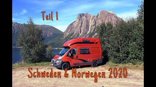 12.000 km mit dem Kastenwagen in 80 Tagen durch Schweden und Norwegen // Teil 1