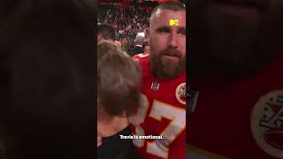 Taylor Swift And Travis Kelce Kiss After Chiefs Win Super Bowl