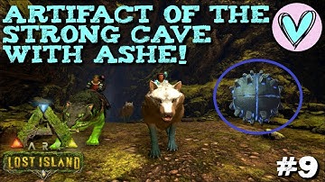 Ark: Lost Island Adventures Ep. #9 Artifact Of The Strong Cave With Ashe!