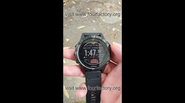 guide on how to use dwMap, routeCourse, mapField, dynamicwatch on Garmin fenix 5 GPS watch