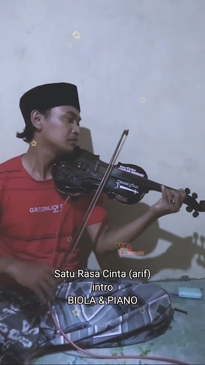 Satu Rasa Cinta (Arif) _ Intro Biola Dan Piano - #shorts #violindemak