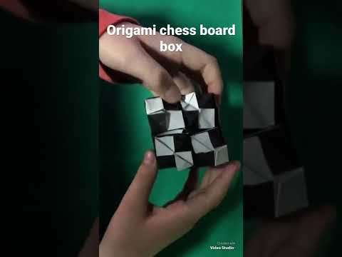 Origami chess board