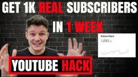 How to Get 1K REAL YouTube Subscribers in 1 week Algorithm Hack 2019