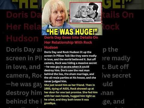 Doris Day Goes Into Details On Her Relationship With Rock Hudson #shorts