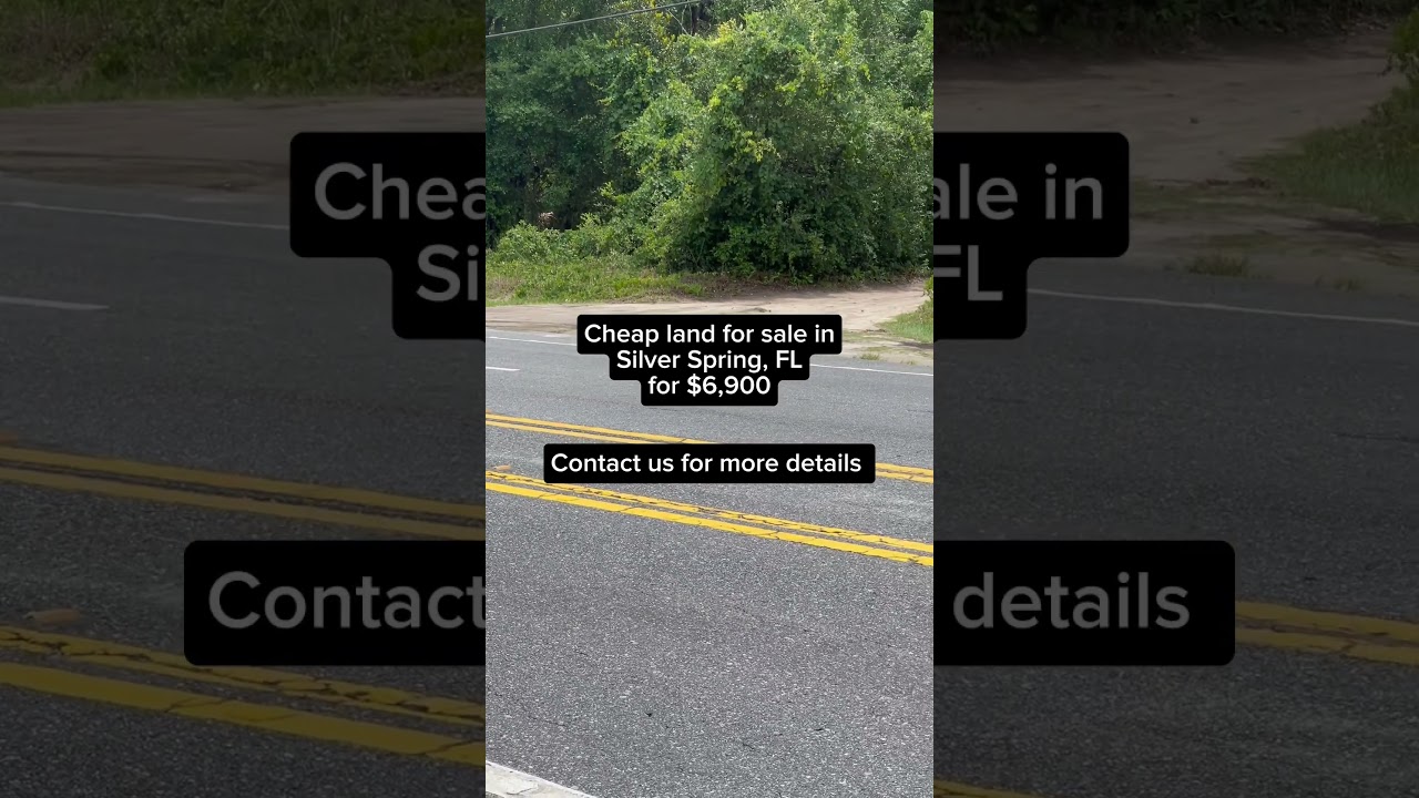 Cheap price! Residential lot in Florida for $6,900. 