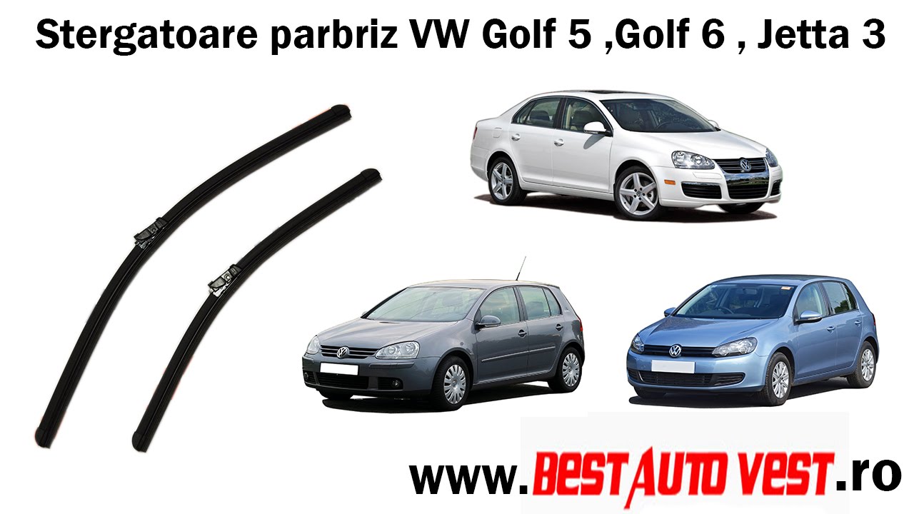Infer environment scrapbook Stergatoare parbriz VW Golf 5 ,Golf 6 , Jetta 3 - YouTube