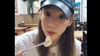 MUKBANG with TAEYEON She Taste It So Good! 👍