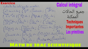 calcul integral.....math de 2bac