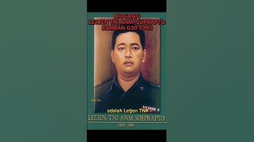 SHORT BIOGRAPHY OF LETTER GENERAL SUPRAPTO, VICTIM OF G30S PKI #shorts #g30spki