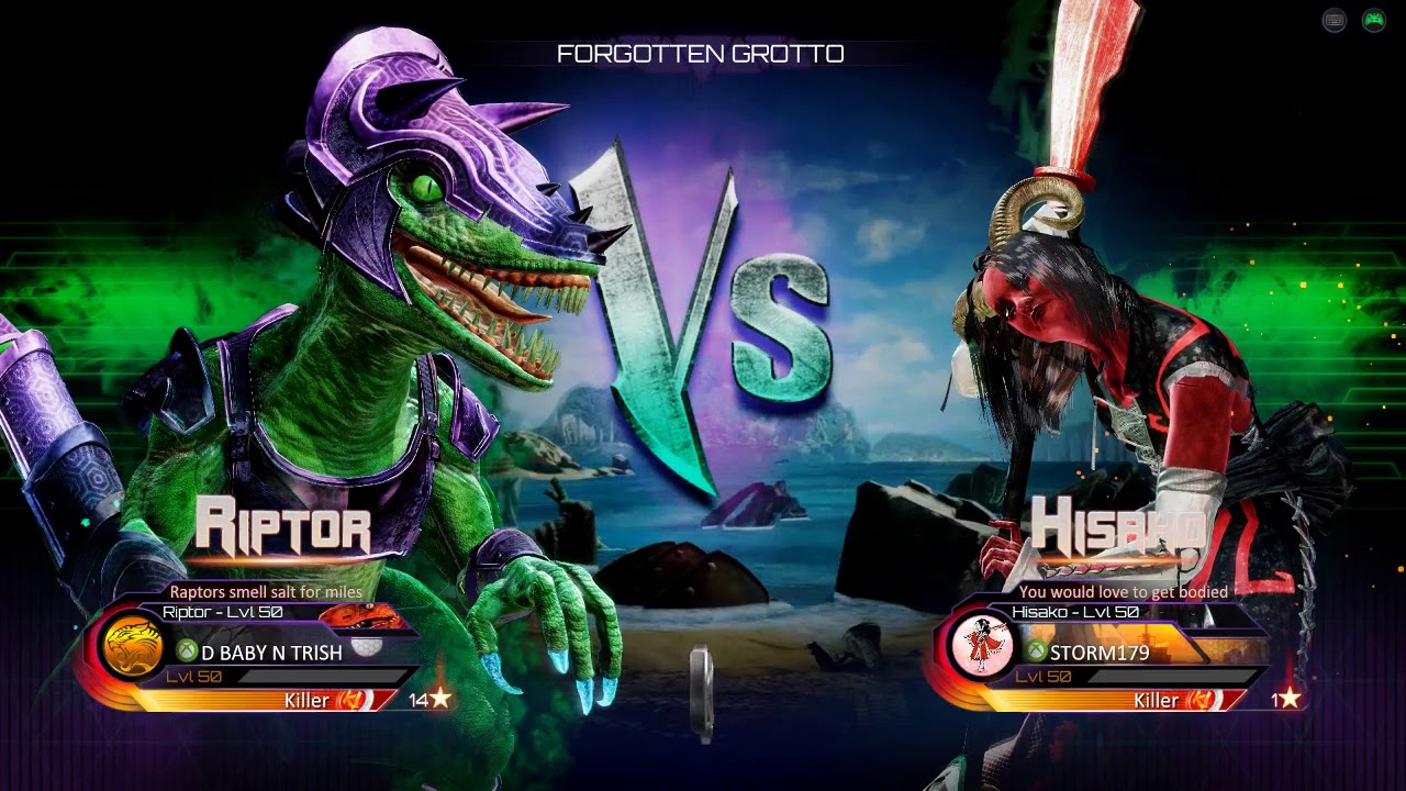 Storm179 (Hisako) vs D Baby N Trish (Riptor) FT10