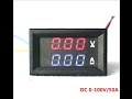 Yb27va DC 0 - 100 В / 50A цифровой амперметр и вольтметр 2-в-1  3.74$ за штуку.