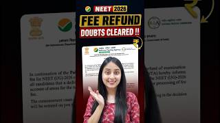 NEET 2026 REFUND - ALL DOUBTS CLEARED 💯#doubtclearing #refund #neet2026 #reneet #nta #questions #yt