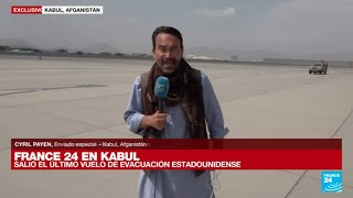 EXCLUSIVO: aeropuerto de Kabul, desierto tras la salida de los últimos soldados estadounidenses