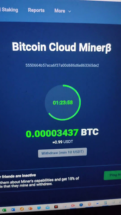 FREE Bitcoin Cloud Mining!!