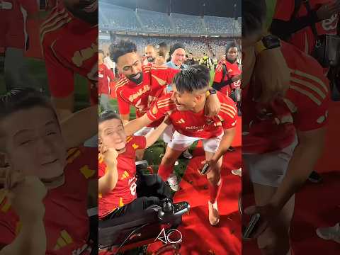 احتفال كوميدي بين عمر فرج و أشرف داري بعد فوز الاهلي بالدوري المصري الاهلي الأهلي 