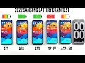 Samsung Galaxy A73 vs A53 vs A33 vs S21 FE vs A52s 5G Battery Drain Test