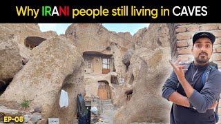 The CAVE VILLAGE of IRAN (Tabriz) | EP-08 | Pakistan to Iran + Turkey by Bus