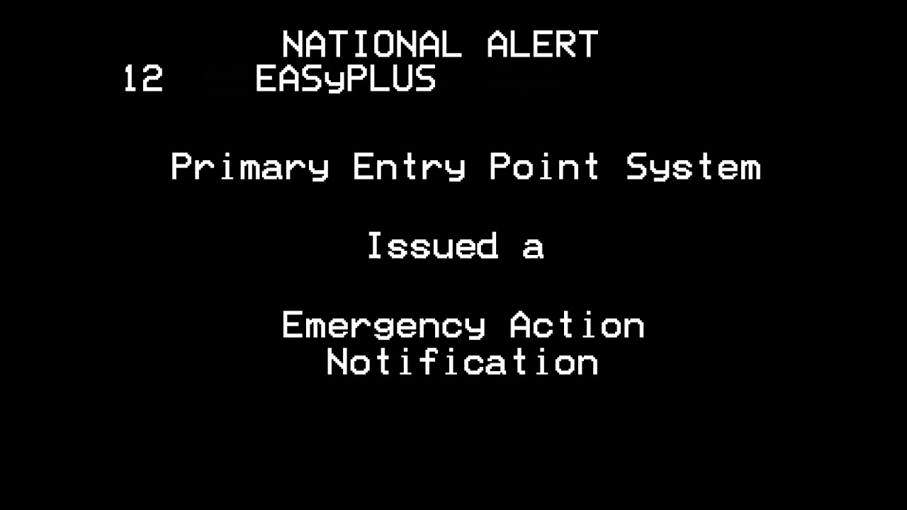 EAS Nuclear Attack YouTube
